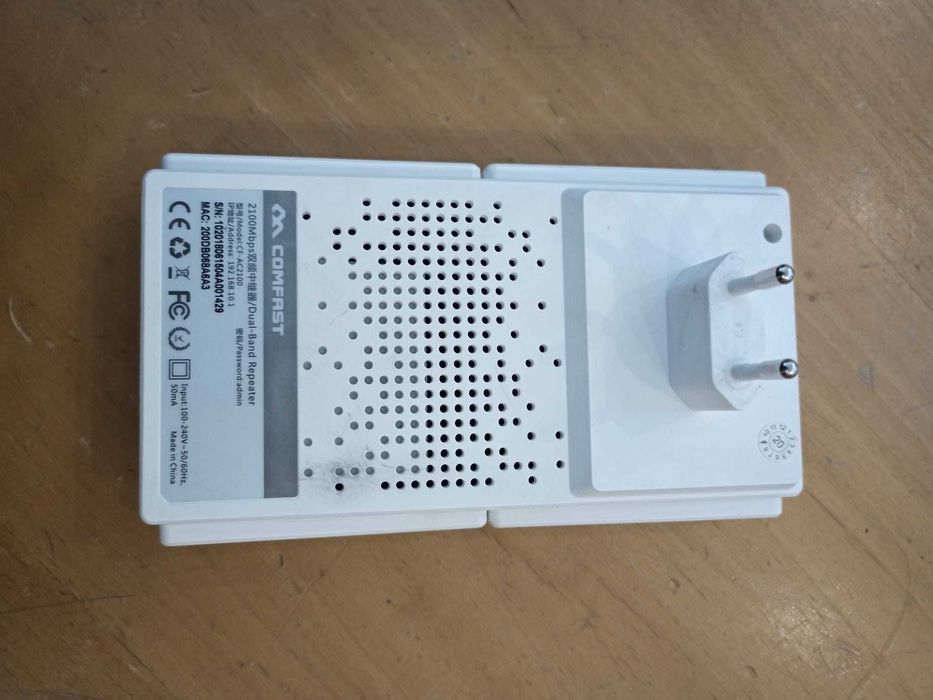 Repetidor Extender Wifi Dual Band Comfast 2100Mbps