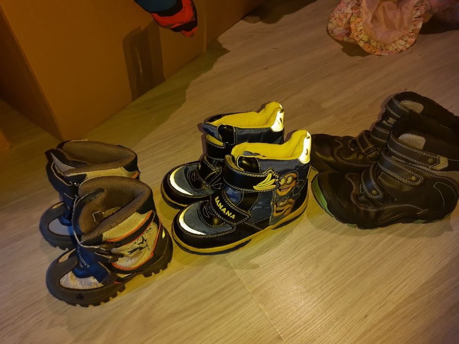 Buty zimowe chłopięce