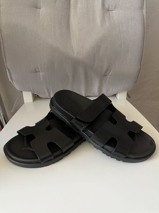 Klapki damskie czarne roz 40 (39) dł wkł 24 cm