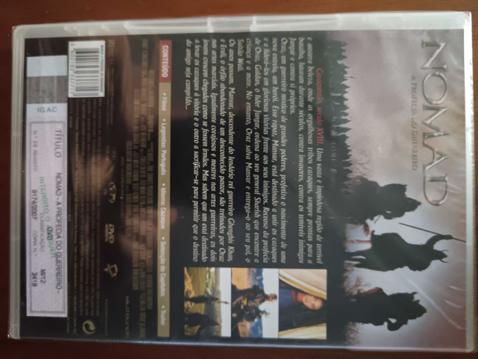 filme dvd original - nomad a profecia do guerreiro - selado