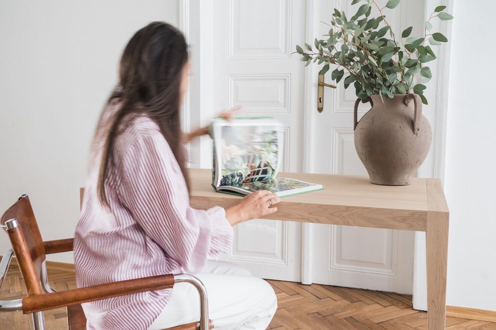 Stół drewniany Karlstad mid-century modern duński styl