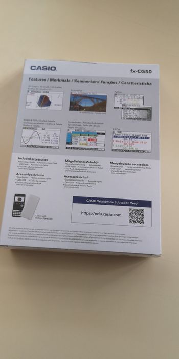 Calculadora gráfica CASIO fx-CG50 (NOVA)