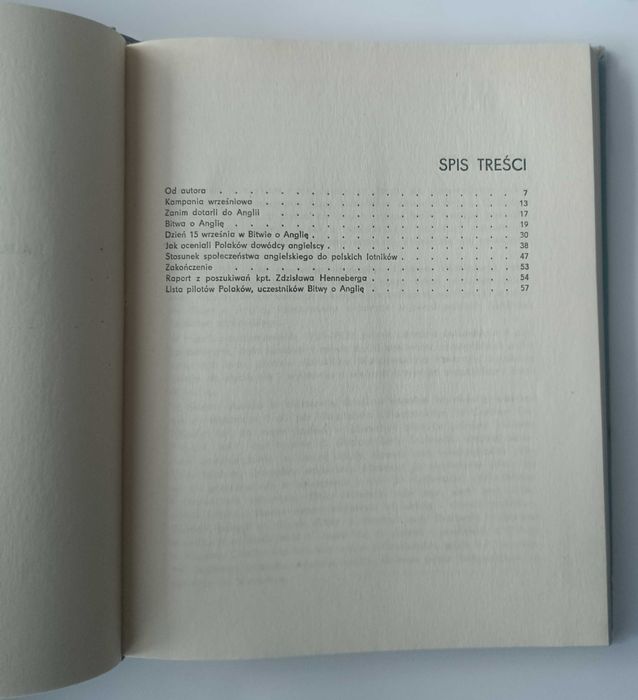 Udział Polaków w Bitwie o Anglię 1968 Używana Dobry