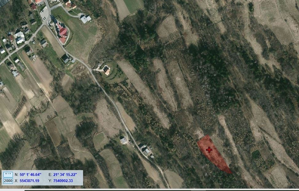 Dzialka Ropczyce/ Chechły 0,3060 IV klasa gruntu