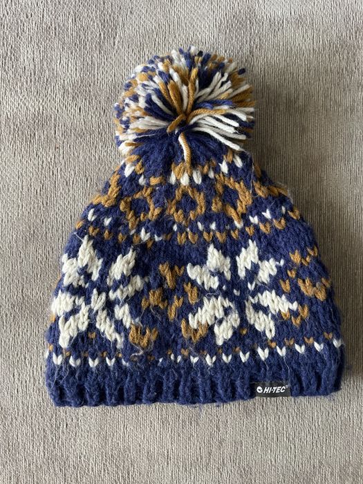 Hi Tec czapka zimowa z pomponem niebieska