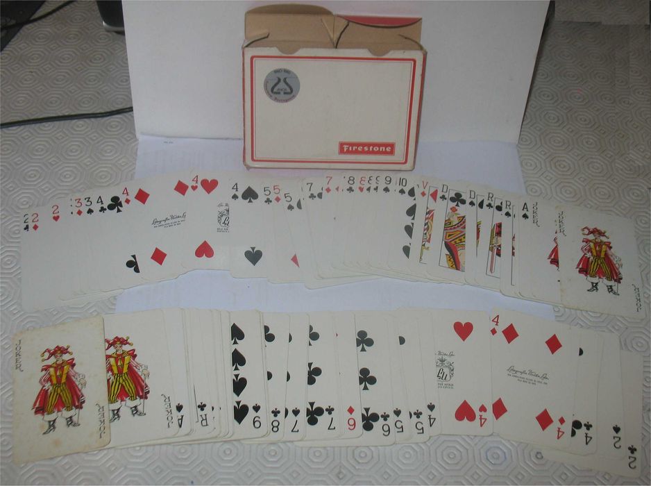 Litografia União, Lda - Firestone Portuguesa - 25 Anos - 2 Baralhos