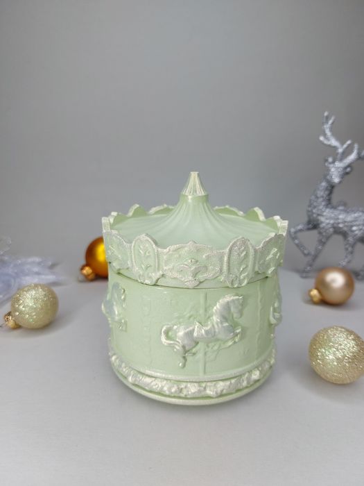 Гіпсові кашпо карусель, поштучно