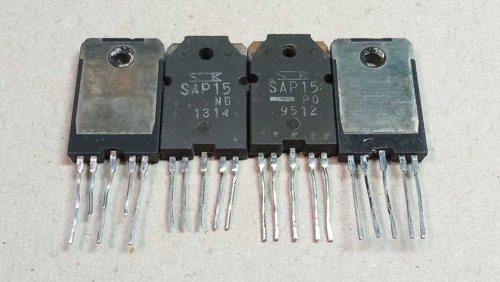 Складові транзистори  SANKEN SAP15P SAP15N. Б/В.