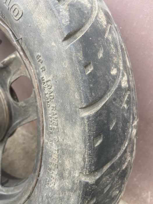 Шина+диск разом! Хонда,Honda Колесо на мопед, скутер 3.50-10