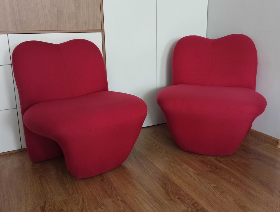 Fotele używane designerskie krzesło pufa