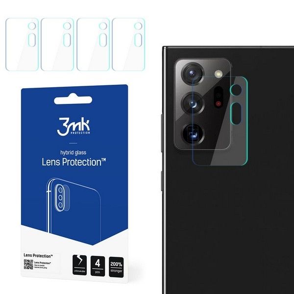 Ochrona na obiektyw aparatu 3MK Lens Protection do Samsung Galaxy N986 Note 20 Ultra 4szt