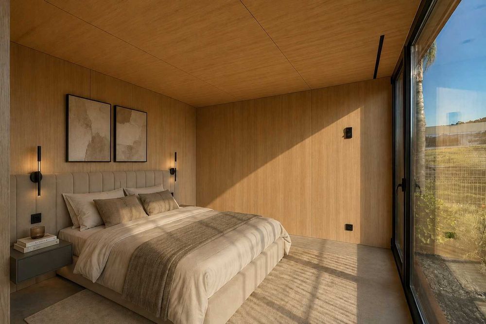 Módulo pré-fabricado T1+1 de 43 m²