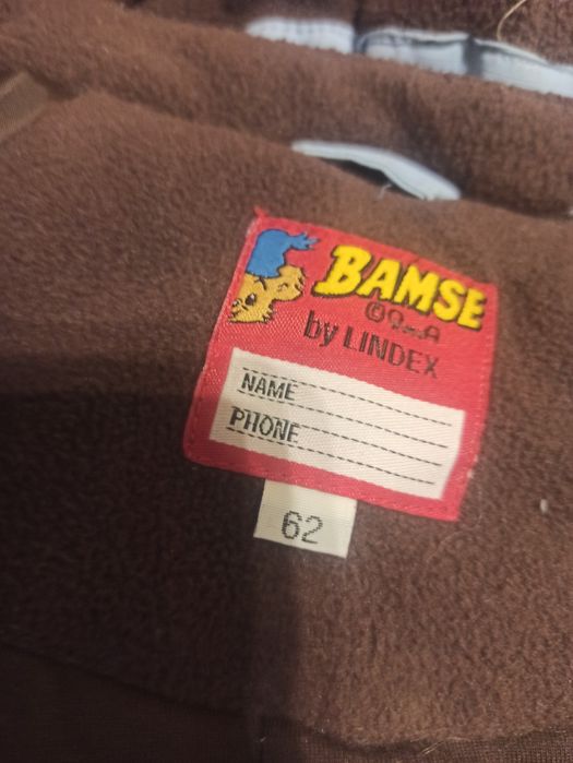 Zimowy kombinezon niemowlęcy r. 62