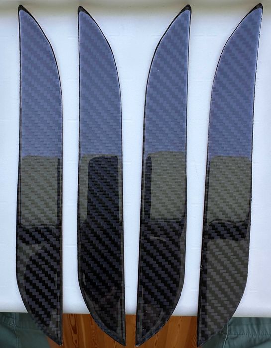 Real Carbon Fiber Door Handle Cover For Tesla Model S