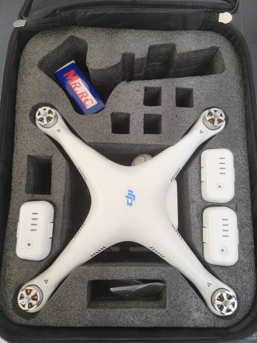 Drone DJI Phantom 2 + Monitor FPV + Mochila + Baterias