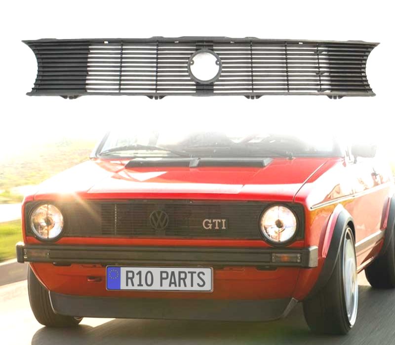 GRELHA FRONTAL VOLKSWAGEN VW GOLF1 MKI 74-83 LOOK CABRIO PRETO