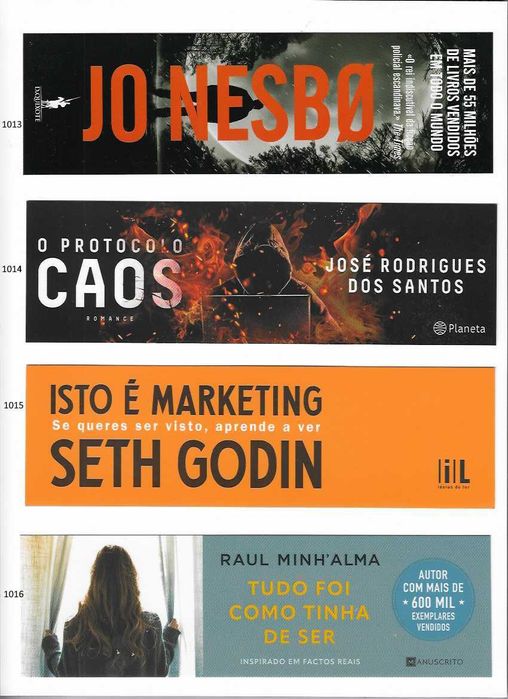 20 marcadores de livros - novos - olx X10932