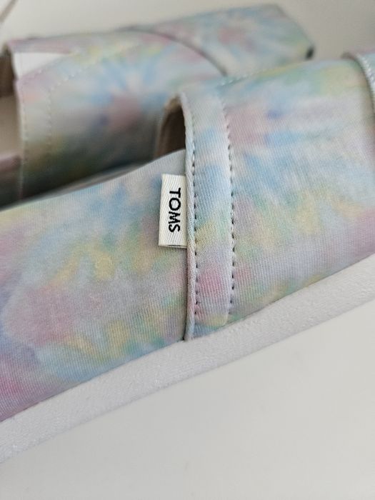 Trampki Sneakers Toms White multi tie dye Jersey, rozm 36, 5