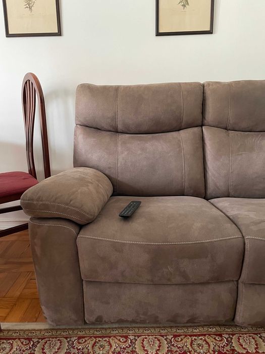 Sofá 2 Lugares com função reclinável