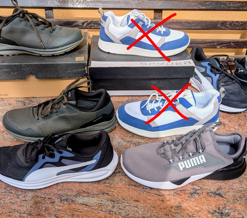 Кросівки puma, spyder,hi-tec з Європи