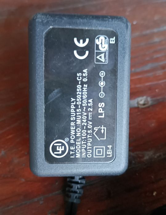 Carregador Transformador 5V 2,5A