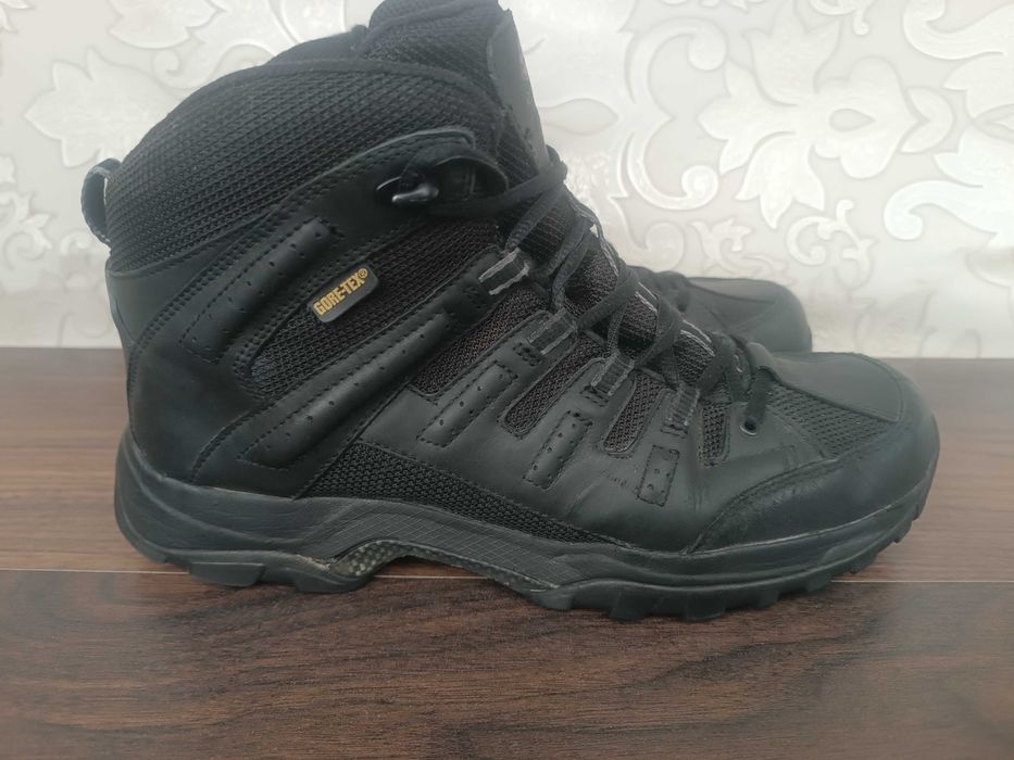 Кожа ботинки на зиму берцы Ecco gore tex 42 размер 27 см