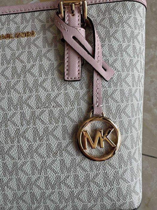 Жіноча сумка Michael Kors jet set travel рожева