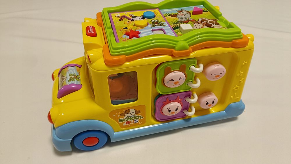 Autobus Interaktywny Książka Edukacyjna Szkolny