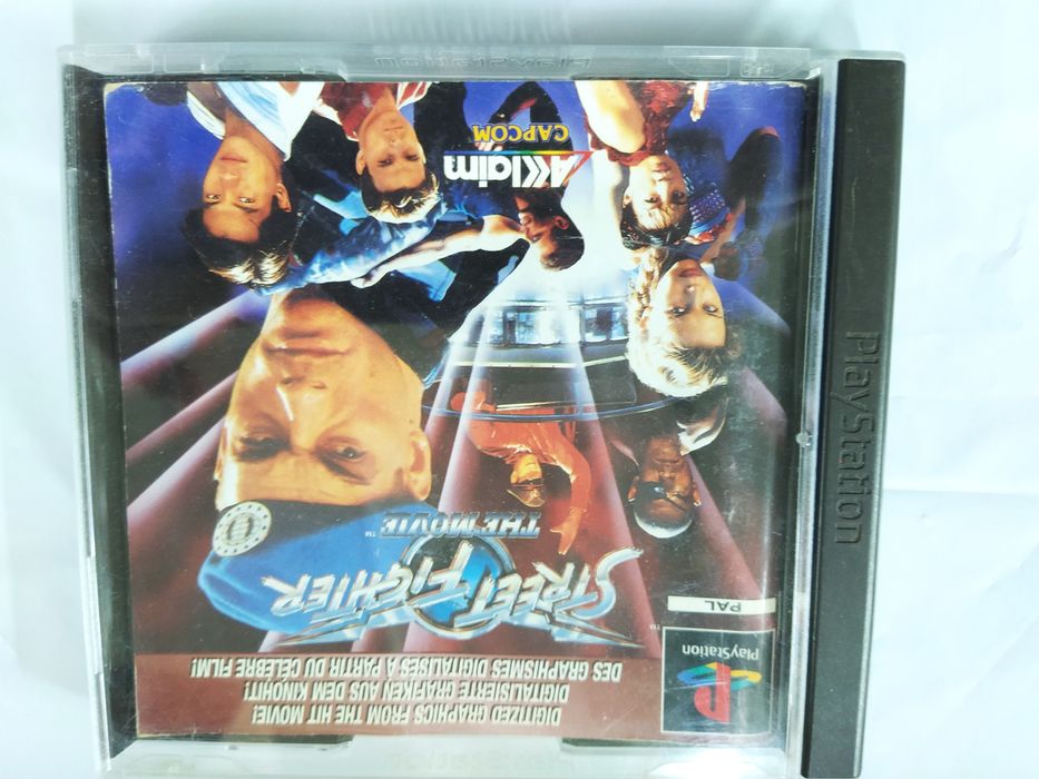Ps1 psx one PlayStation Street Fighter - The Movie 3xA