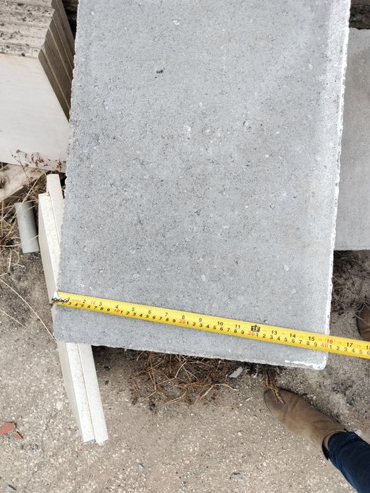 Placas cimento 60x40x5 cm