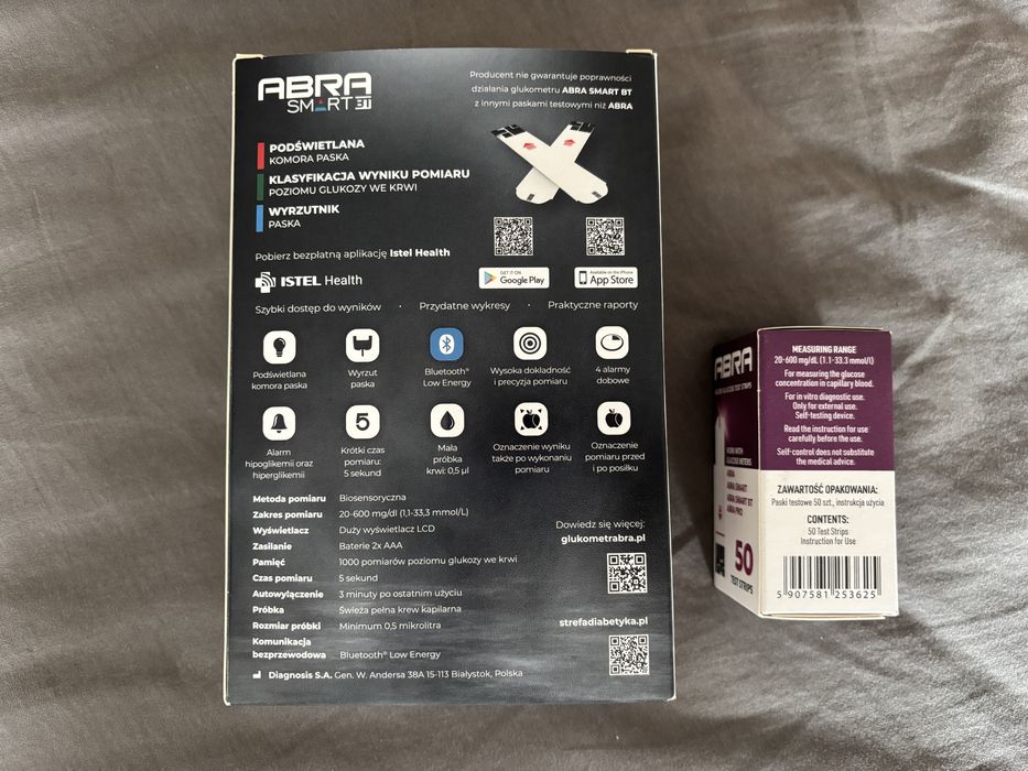 Glukometr Abra Smart + paski