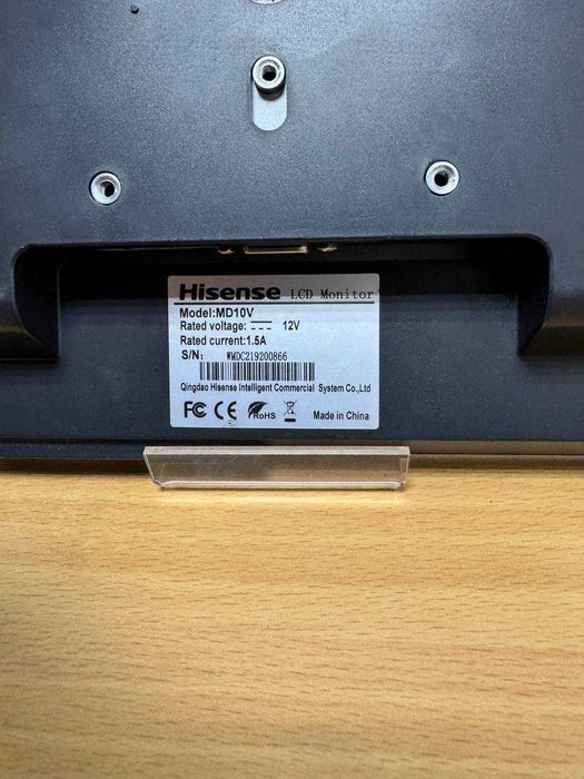 POS-монітор 10.0" Hisense MD10V 12В монітор покупця, монітор касира