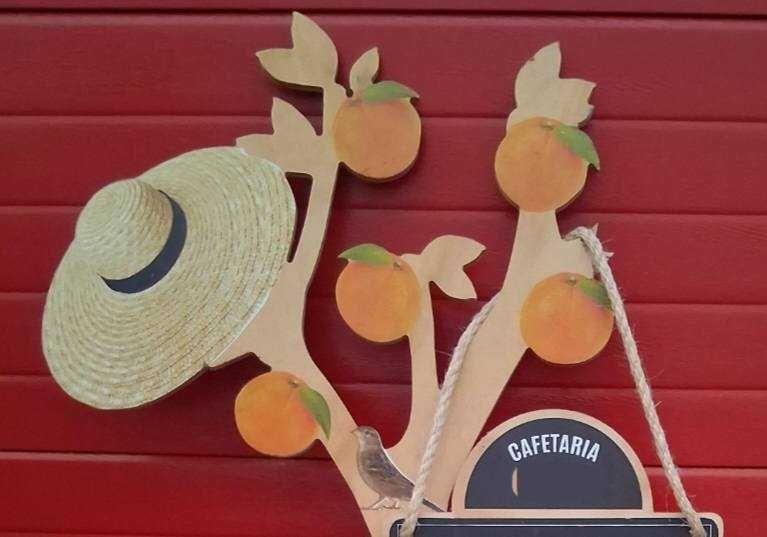 Floor-standing Vertical Menu Holder (Orange Tree) - HAPPY DAY64285004615425122