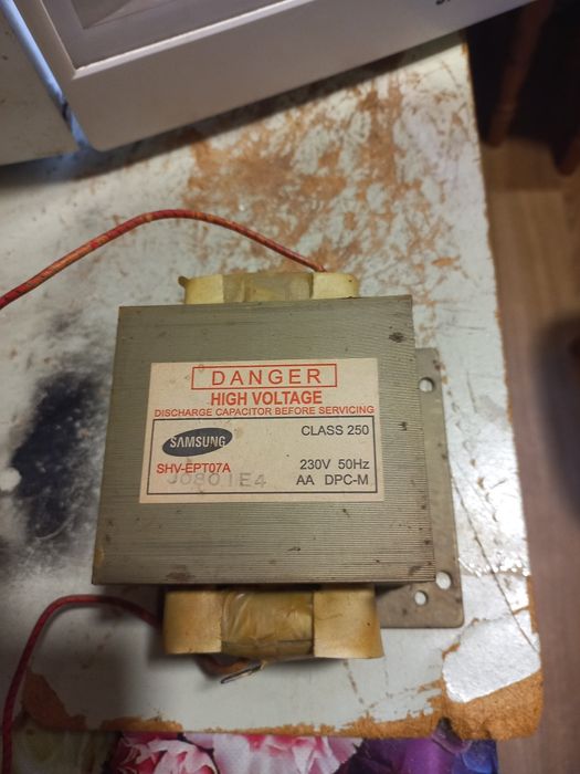 Мощный трансформатор Samsung  для СВЧ,споттера,сварки.Микроволновка.