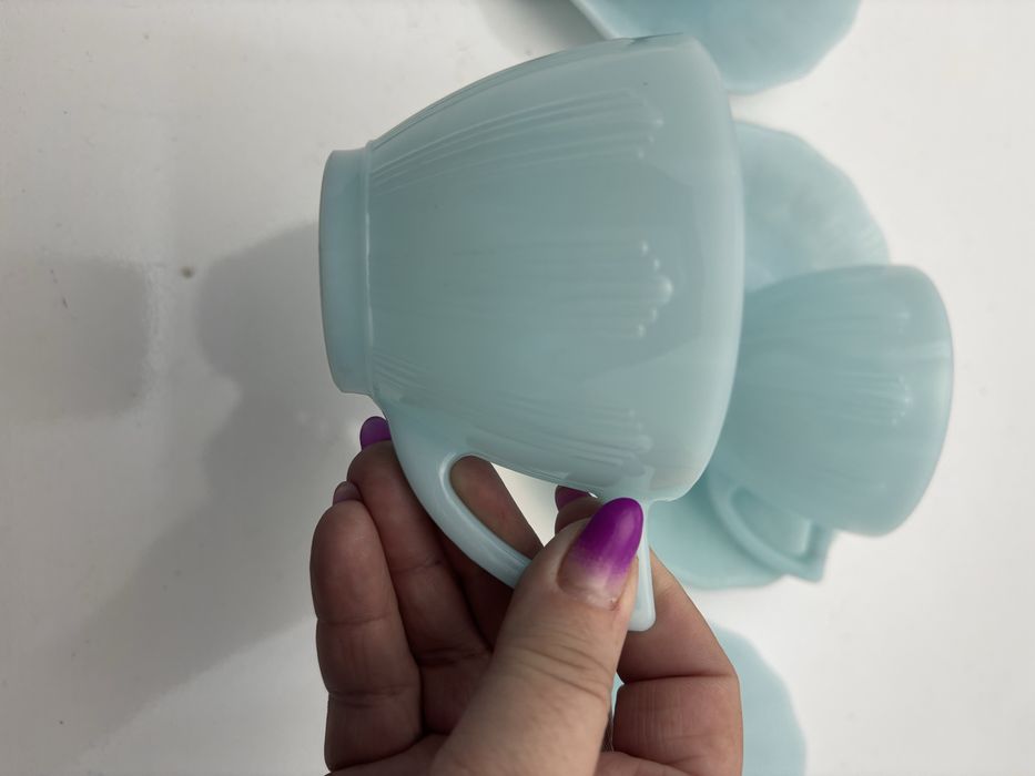 Chavenas de cha de pirex