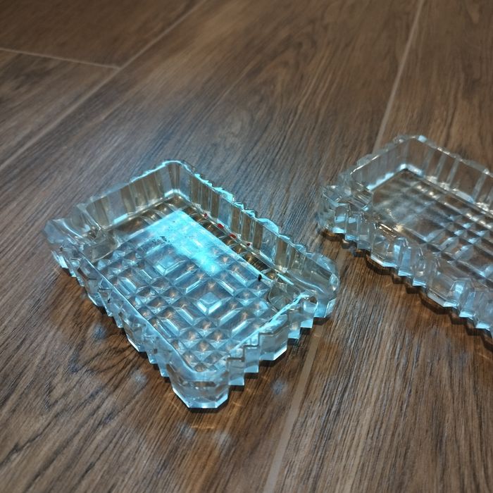 Kryształowa popielniczka PRL