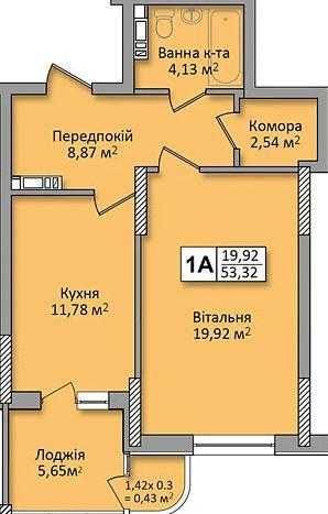 БЕЗ % Продаж 1 к кв   52.5 м2  ЖК Міністерський, вул.Кондратюка 1 Мінський  масив Оболонський район