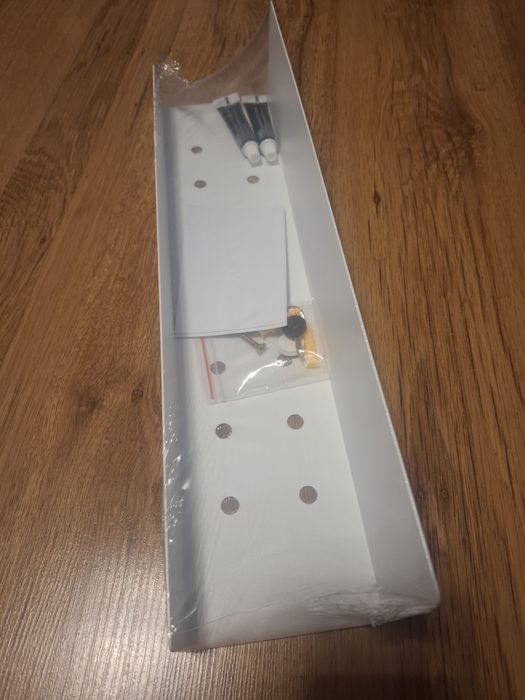 Półka łazienkowa 40 cm biała