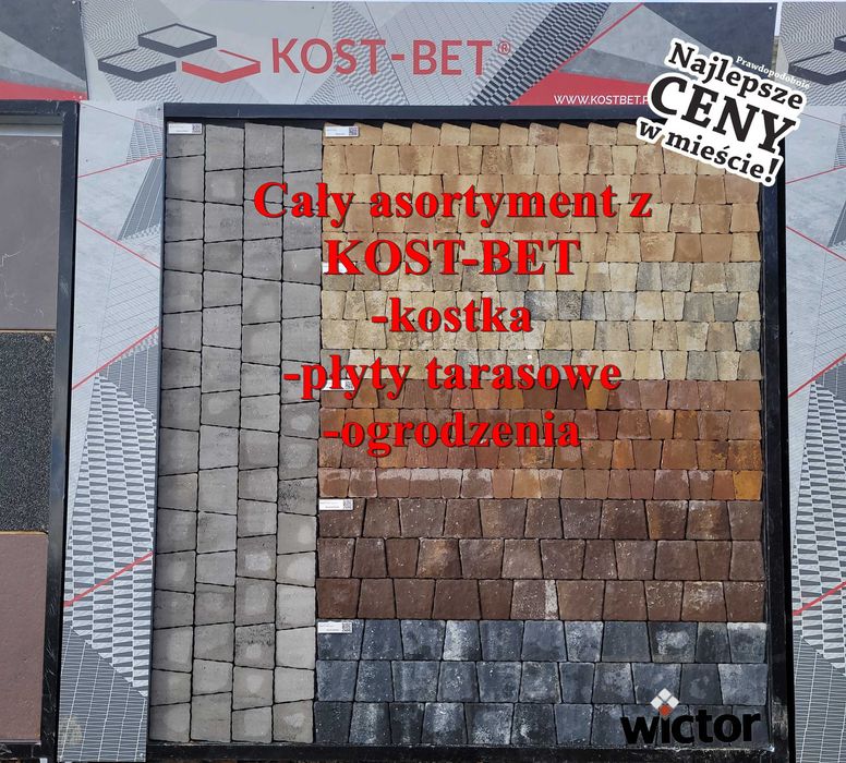 Kostka brukowa KOST-BET sprzedaż %