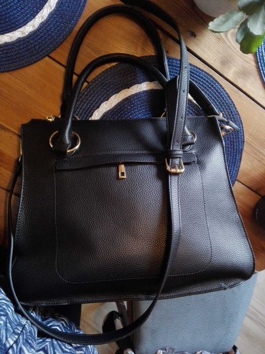 Torba shopper czarna