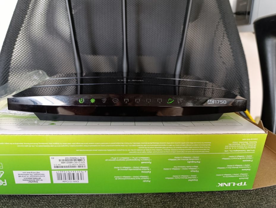 Двохдіапазоний 2,4 та 5 ГГц WiFi Роутер TP Link Archer C7 AC1750