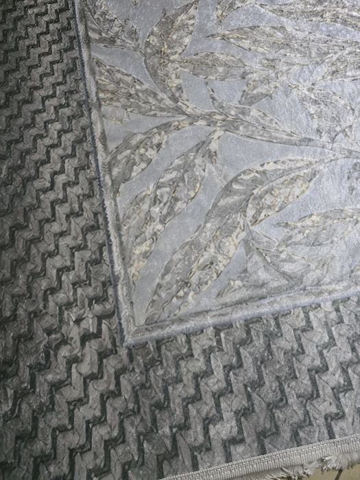 Dywan 180x120 turecki,antyposlizg,szybkoschn  LISCIE SZAROSCI