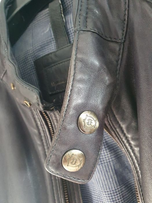 Kurtka skórzana Massimo Dutti