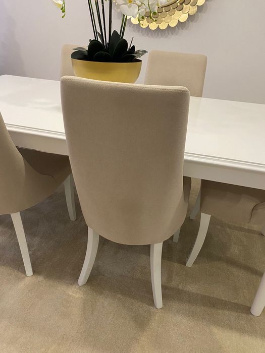 Mesa de jantar e seis cadeiras