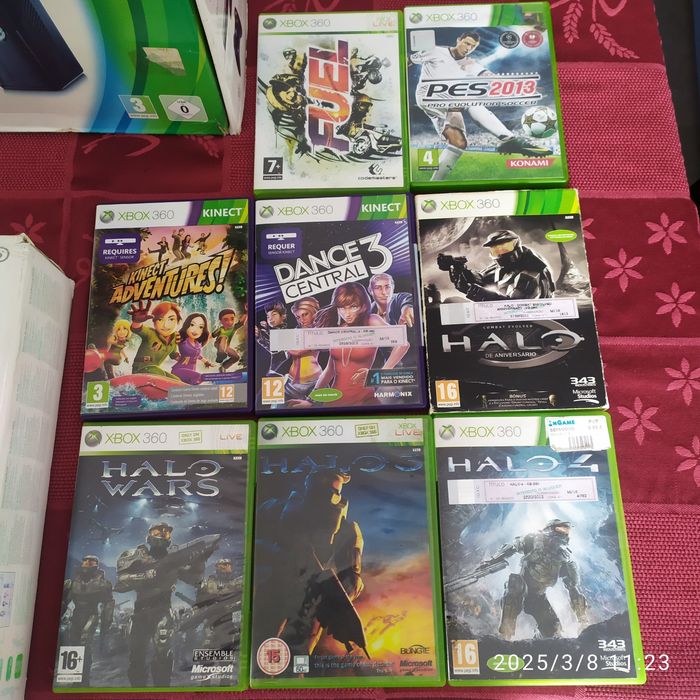 Xbox 360 com jogos