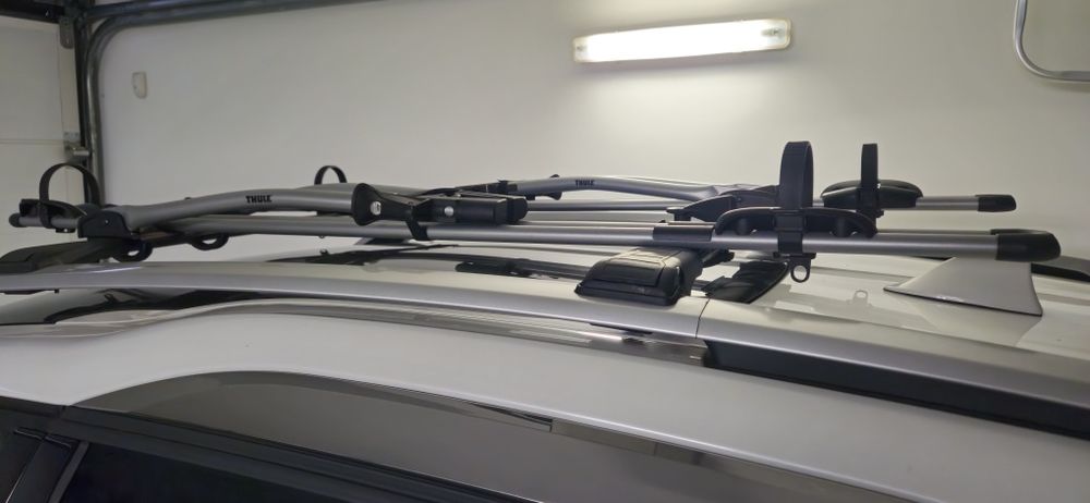 Conjunto barras + 2 suportes bicicleta