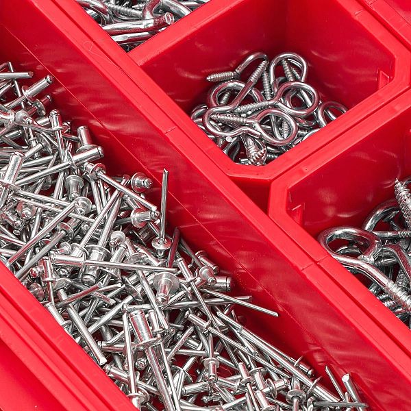 Organizer Z Kubełkami Qbrick System Pro 100 Red Hd