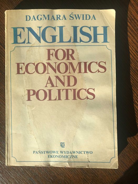 English for Economics and Politics - Dagmara Świda