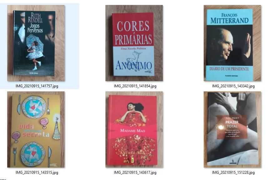 Various books - €5 each