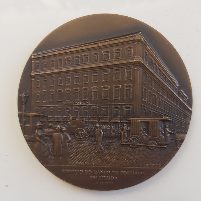 3 Medalhões bronze antigos